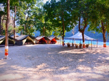 Ganga River Side Beach Camps in Rishikesh