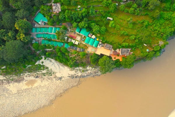 Riverside Swiss Camp in Rishikesh Near Ganga River & Beach